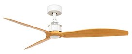 Faro Barcelona Just Fan M plafondventilator wit/esdoorn hout 128 cm