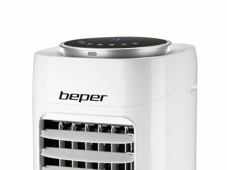 Beper P206RAF100 mobiele aircooler met touchpanel bovenkant