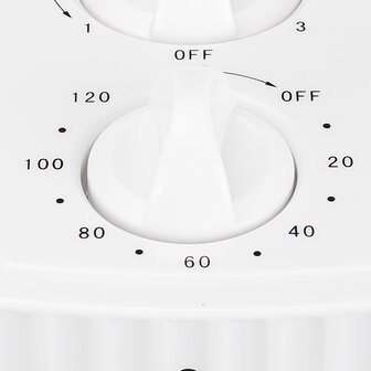Tristar VE-5985 Compacte Torenventilator wit mini draaiknop timerfunctie