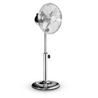 Tristar VE-5952 Compacte Statiefventilator zilver voorkant