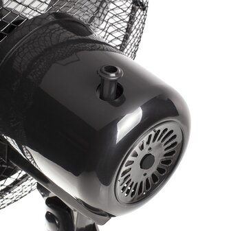 Tristar VE-5931 Tafelventilator zwart achterkant draaiknop