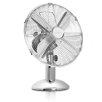 Tristar VE-5953 Metalen Tafelventilator metalic silver voorkant