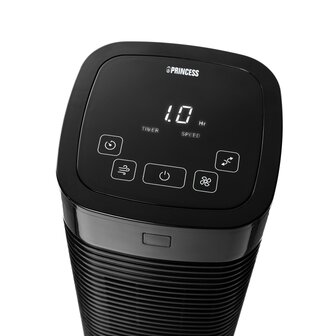 Princess 350001 Compacte Torenventilator bovenkant display