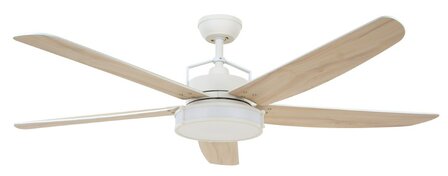 Beacon Airfusion Louisville plafondventilator licht eikenhout 158 centimeter