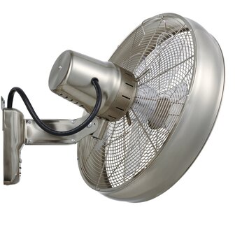 Beacon Breeze wandventilator geborsteld chroom 41 cm 213126EU