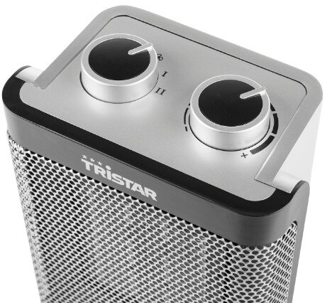 Tristar KA-5064 Keramische ventilatorkachel 1500 Watt voorkant bovenkant knoppen