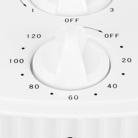 Tristar VE-5985 Compacte Torenventilator wit mini draaiknop timerfunctie