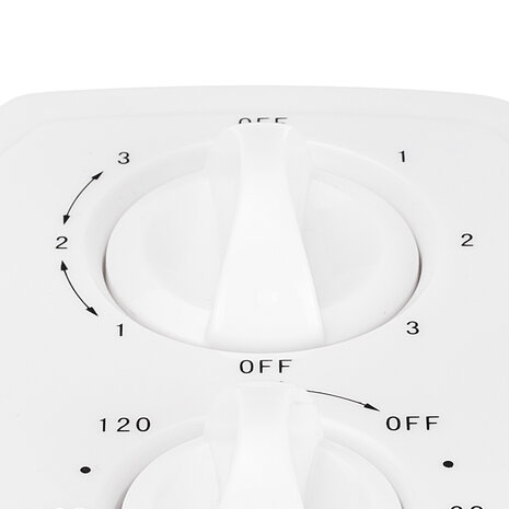 Tristar VE-5985 Compacte Torenventilator wit mini knoppen snelheid