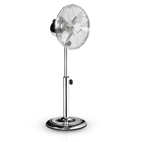 Tristar VE-5952 Compacte Statiefventilator zilver voorkant