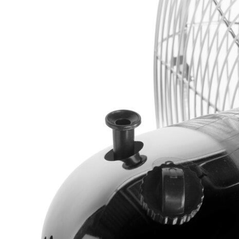 Tristar VE-5951 Statiefventilator zilver achterkant knoppen