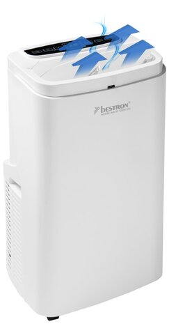 Bestron AAC12000 mobiele airco 12000 BTU voorkant links