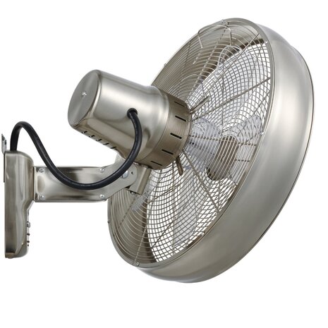 Beacon Breeze wandventilator geborsteld chroom 41 cm 213126EU
