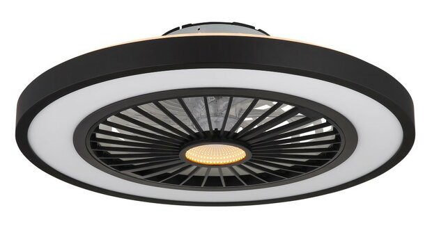 Globo Blizzak Led plafondventilator zwart 54 cm