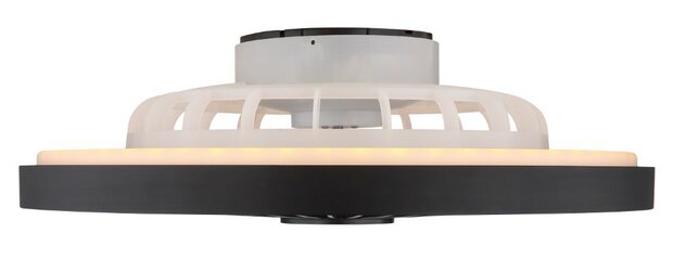 Globo Blizzak Led plafondventilator zwart 54 cm