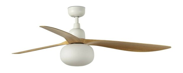 Faro Barcelona 34361-11L Outwood L plafondventilator wit/eikenhout 150 cm