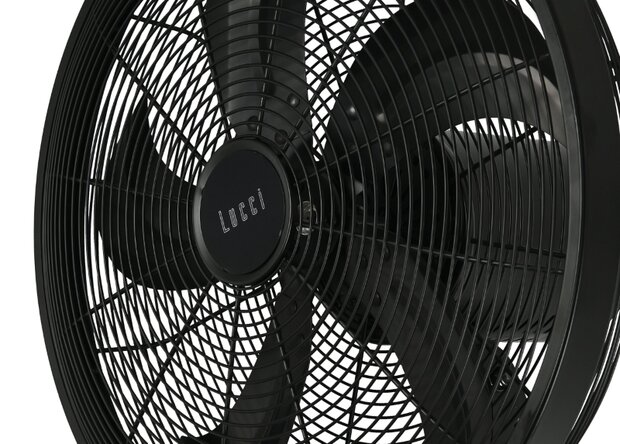 Beacon 21326749 Glide DC wandventilator zwart 45 cm
