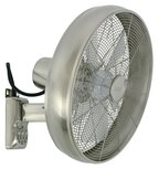Beacon Breeze wandventilator geborsteld chroom 41 cm Beacon Breeze wandventilator geborsteld chroom 41 cm